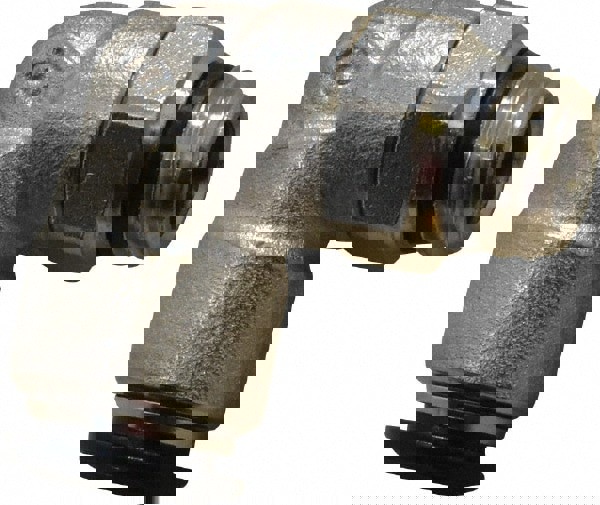 Push-To-Connect Tube to Universal Thread Tube Fitting: Swivel Elbow, 1/4